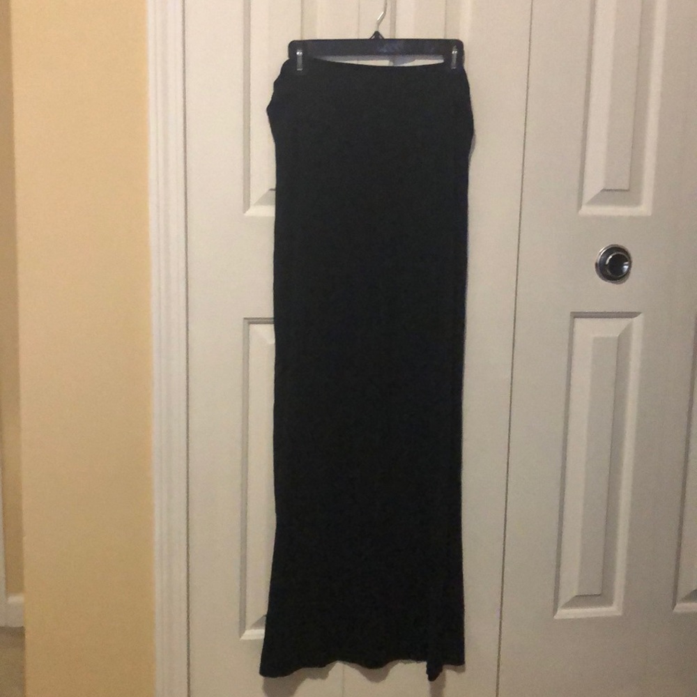 Charlotte Russe Black Maxi Skirt
